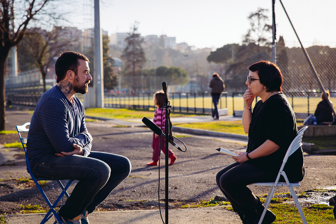 One of the interviews